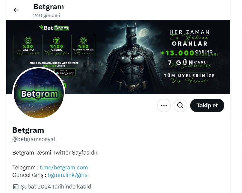 Betgram Twitter